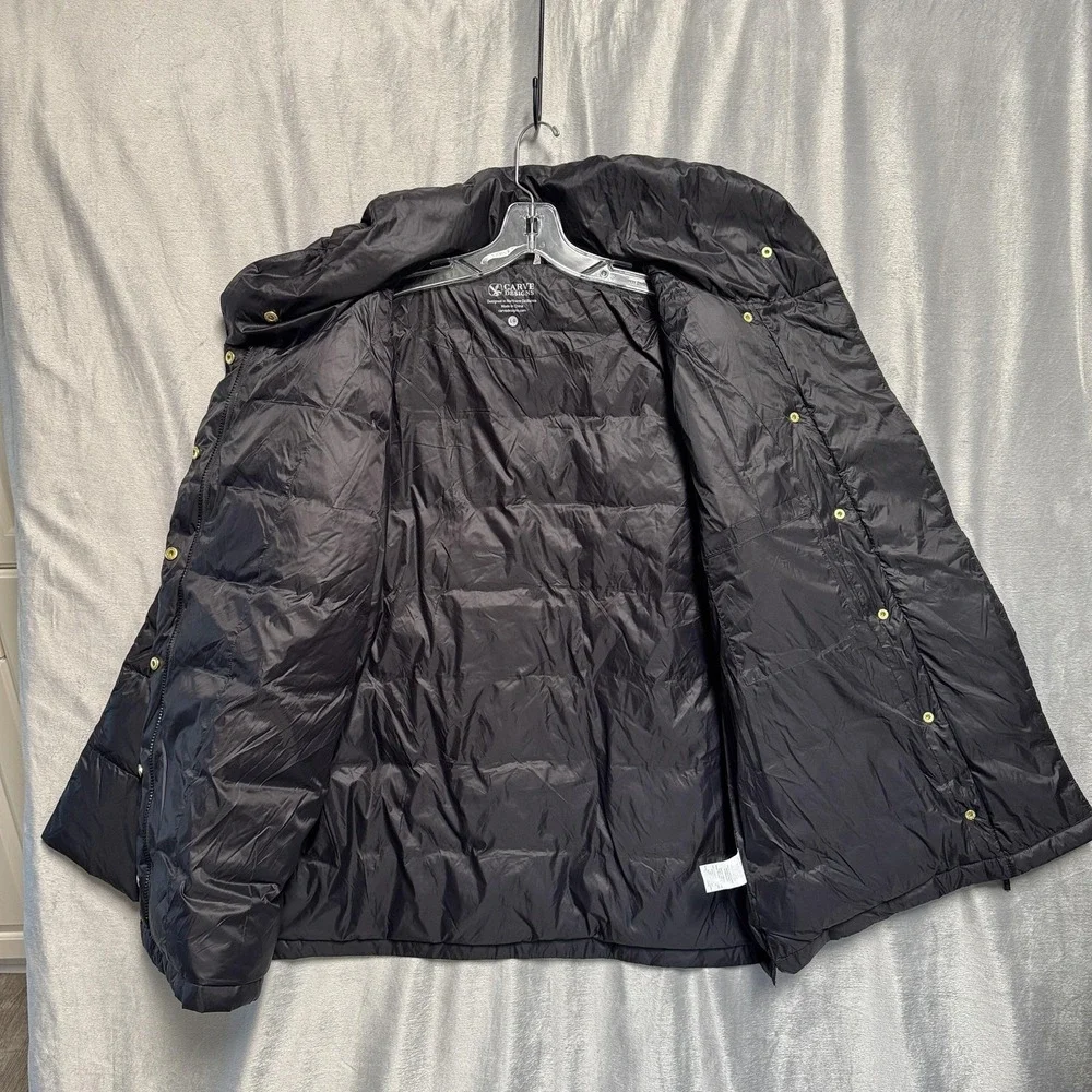 Carve Designs Minxy Jacket Womens Large Black Down Puffer Coat Quilted Winter - Picture 9 of 15